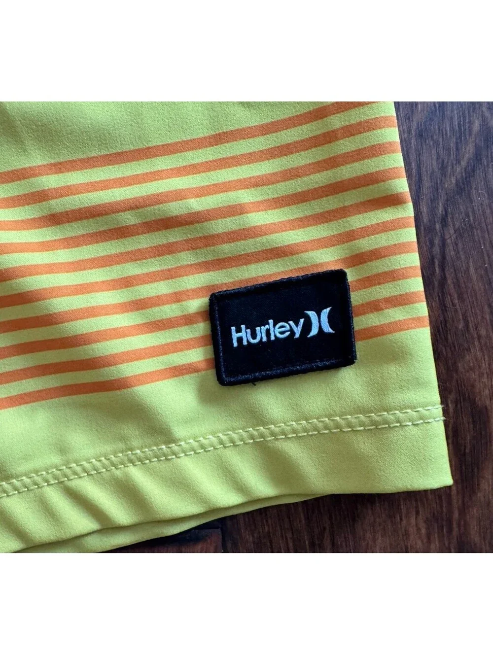 Hurley Phantom Men’s Board Shorts 29 Black Palm Tree Orange/Yellow Sunset